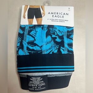 American Eagle 6” ultra soft boxer brief NWT sharks Small